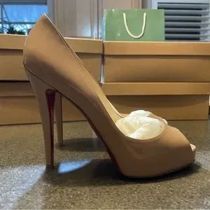 Shoes | New In Box Christian Louboutin 12 Very Prive Nude  display picture 1